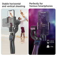 AXNEN F8 3-Axis Handheld Gimbal stabilizator telefonu Smartphone statyw uchwyt na telefon komórkowy dla iPhone Android komórka telefon nagrywania wideo 5